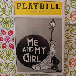 Me and My Girl  - Marquis Theatre Broadway NYC Playbill - April 1987